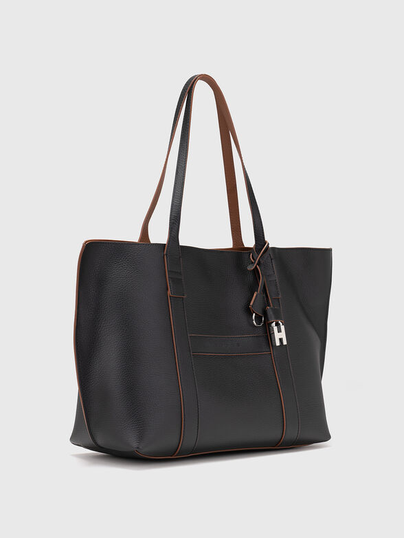 Black leather bag - 3