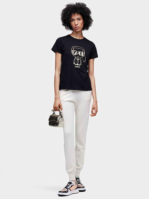 IKONIK KARL ART DECO Black T-shirt - 4