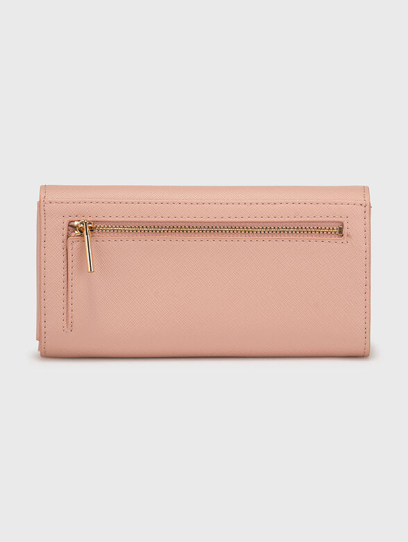 Black purse with gold-colored logo - 2