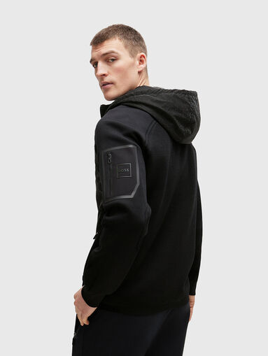Black hooded sweatshirt  - 3