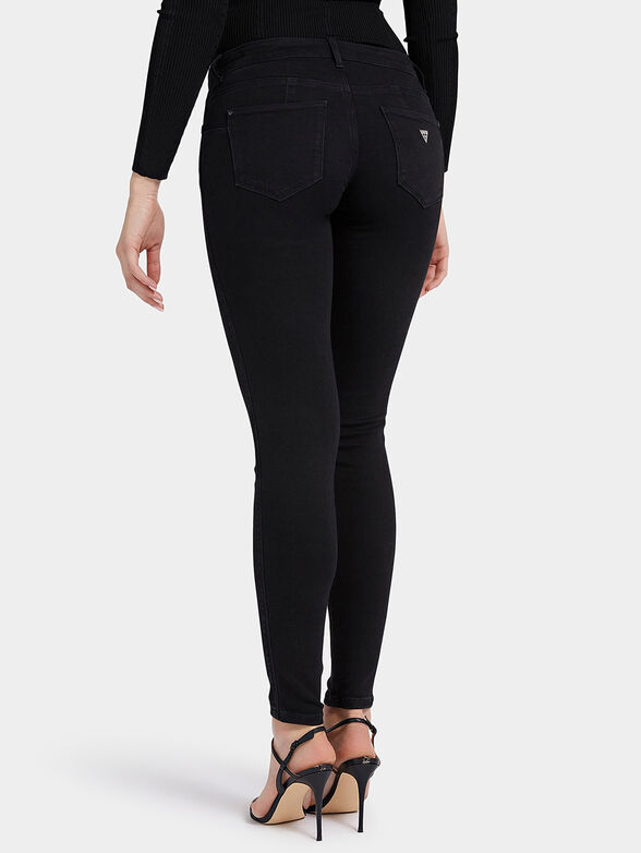 Low-waisted black jeans - 2