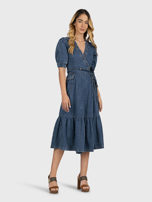Long denim dress - 1