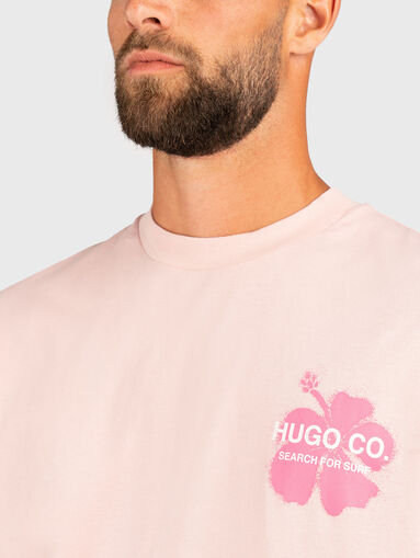 Unisex T-shirt with accent back - 4