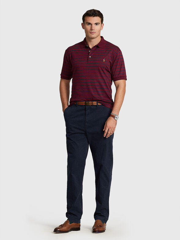 Cotton trousers in dark blue - 4