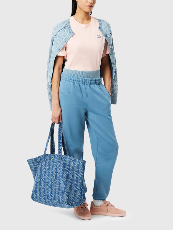 Cotton T-shirt with oval neckline - 2