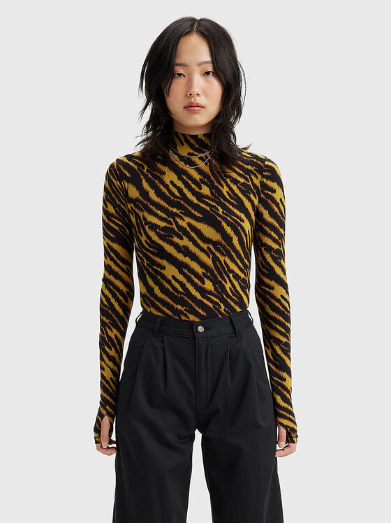 MAMMOTH blouse with animal print - 1