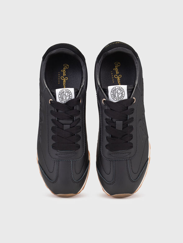 Sports shoes in leather and suede - 6