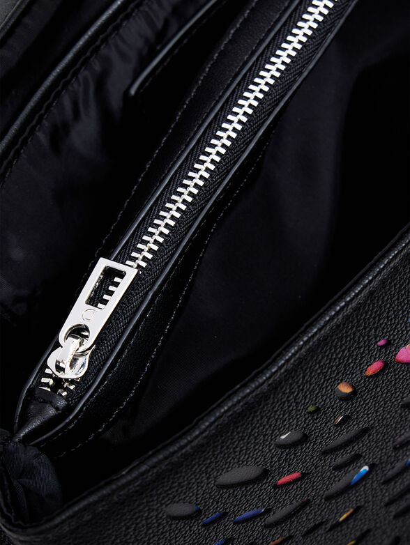 Bag with perforations and multicoloured details - 6