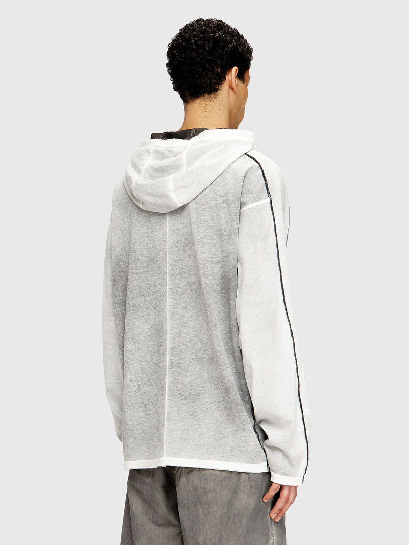 T-RIVEN-LS-HOOD blouse with hood - 3