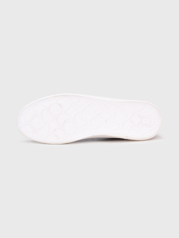 Leather sports shoes with suede details - 5