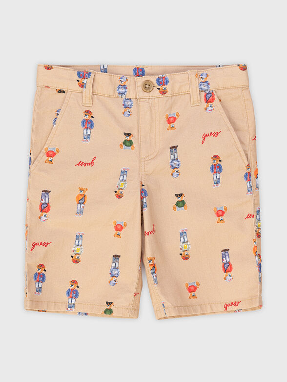 Shorts with logo print - 1