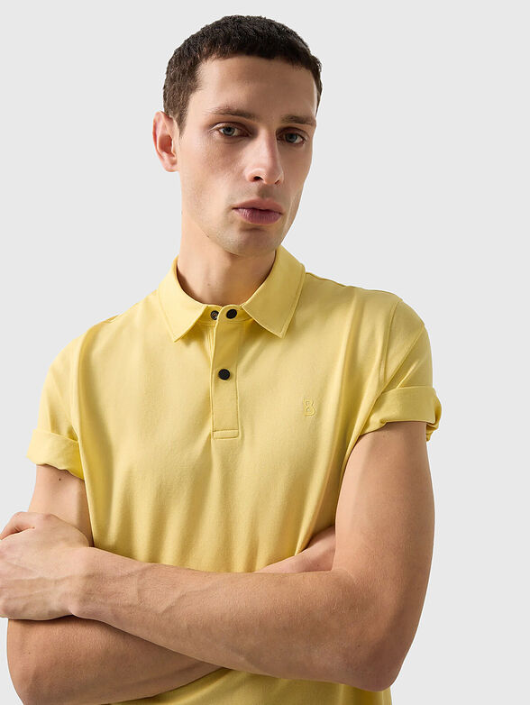 Cotton-blend polo shirt - 5