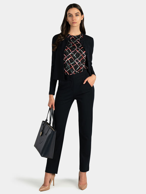 Jacket in dark blue color - 4