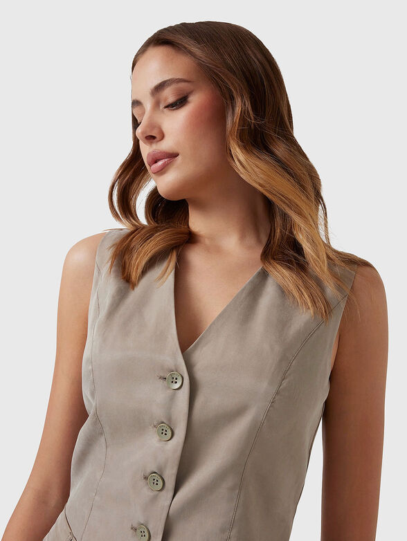 CELESTINE vest with V-neck - 4