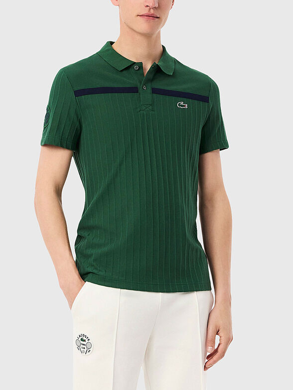 Short sleeve cotton polo shirt - 1