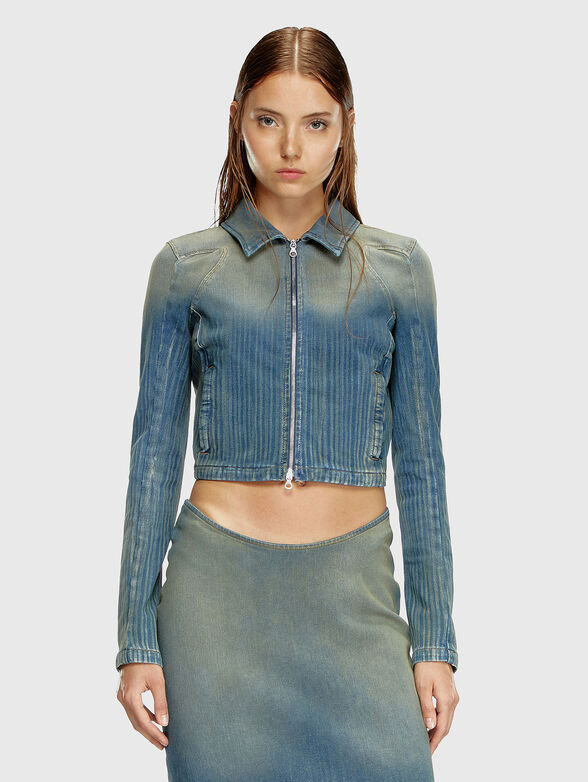 DE-SILEN-S cropped denim jacket - 1