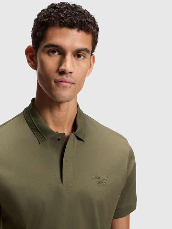 PORSCHE X BOSS cotton polo shirt - 4