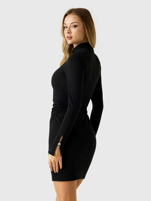 ALESSA mini dress with embossed texture - 2