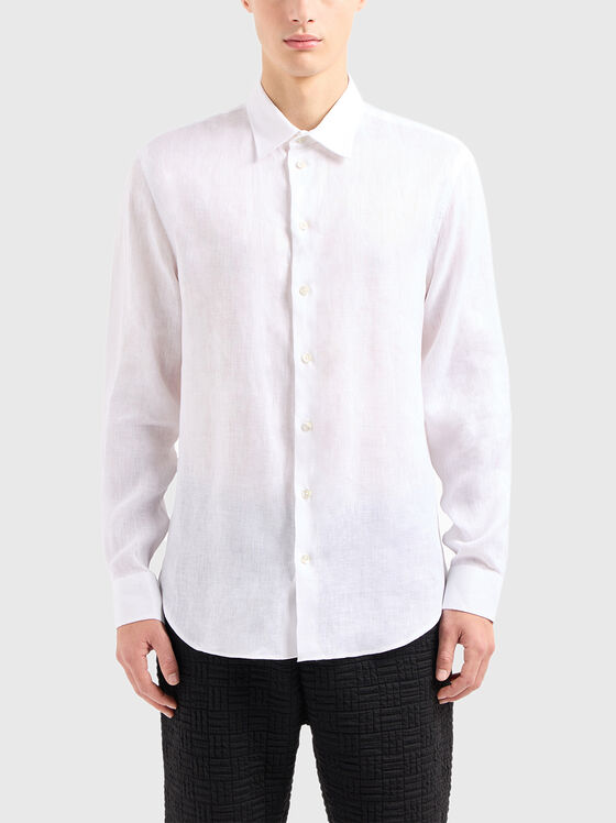 Бяла ленена риза - 1