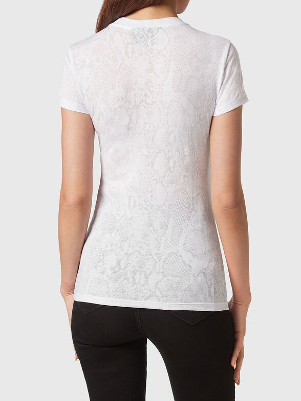 SEXY PURE black T-shirt with rhinestones - 3