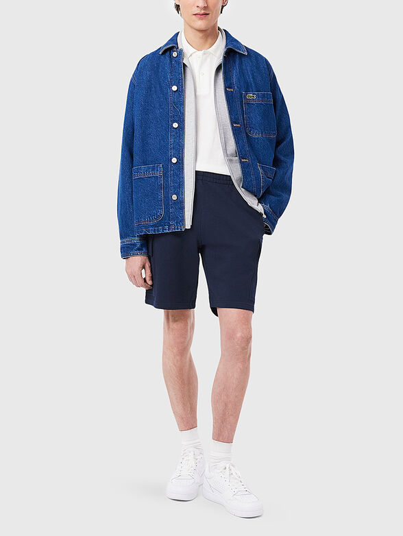 Shorts with logo embroidery - 6