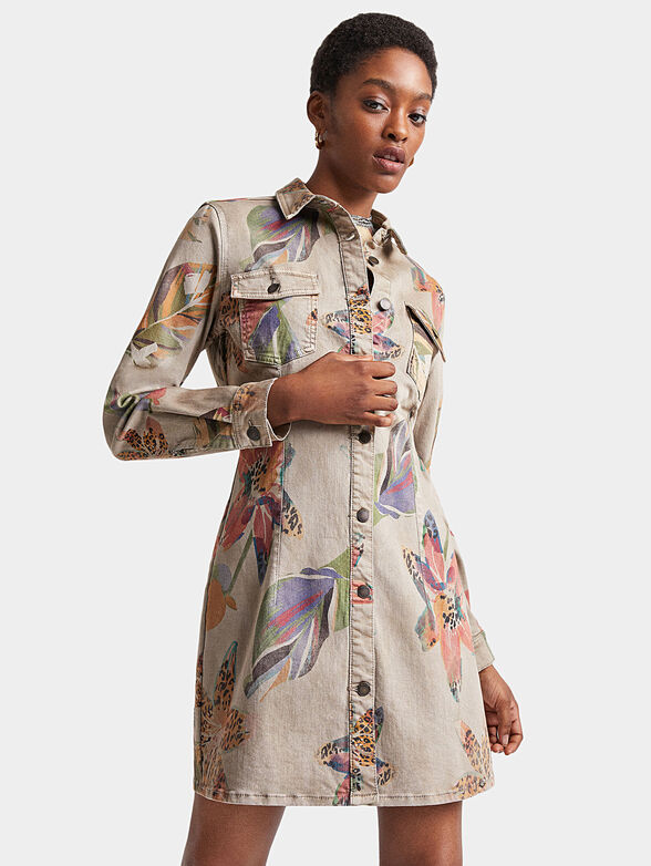 BUDAPEST dress with floral print - 1