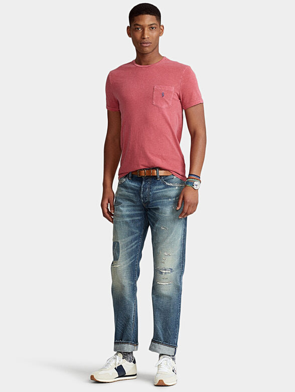 Cotton t-shirt with pocket - 4