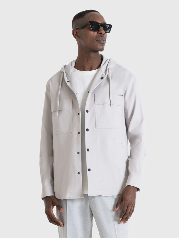 Black shirt with hood - 3