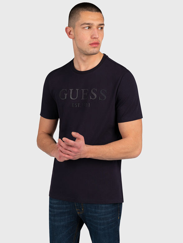 GAMMY black cotton T-shirt - 1