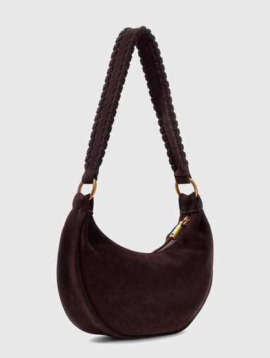 AMITA suede mini hobo bag - 3