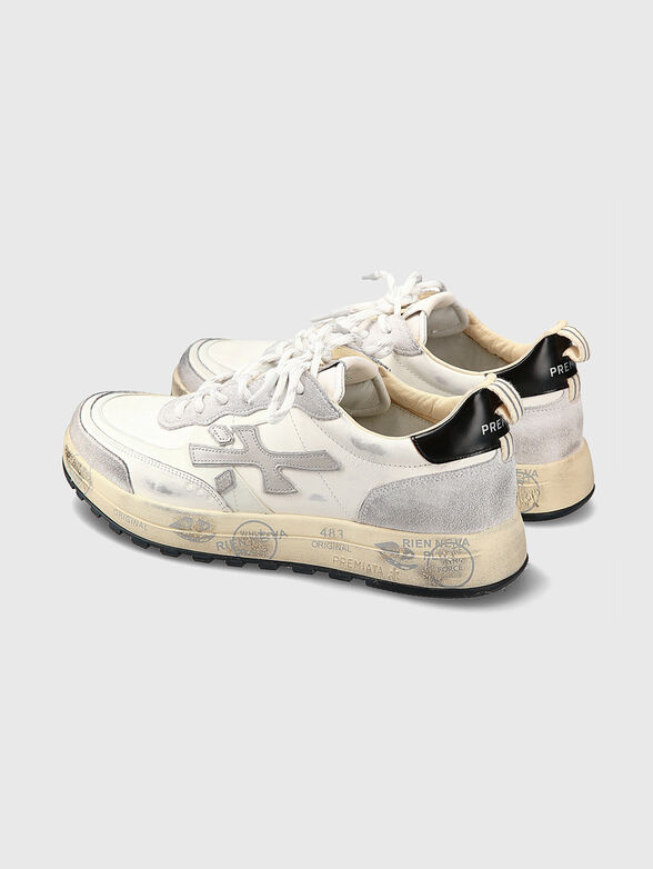 NOUS leather and suede sneakers - 3