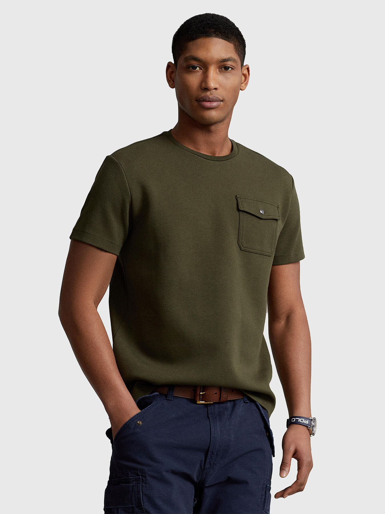 Cotton blend T-shirt with pocket brand POLO RALPH LAUREN —  Globalbrandsstore.com/en