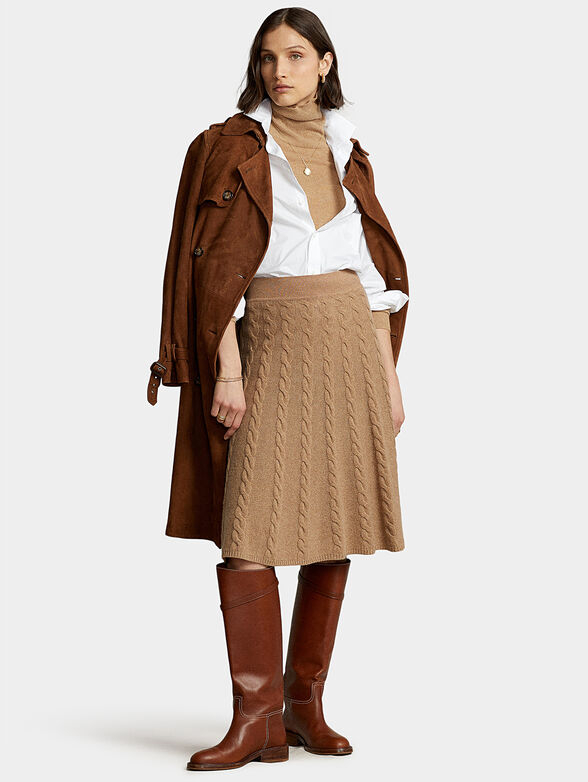 Knitted midi skirt - 4