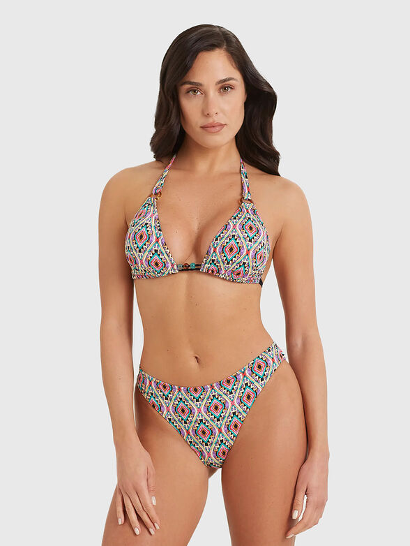 LAMU bikini top with halter neckline - 2