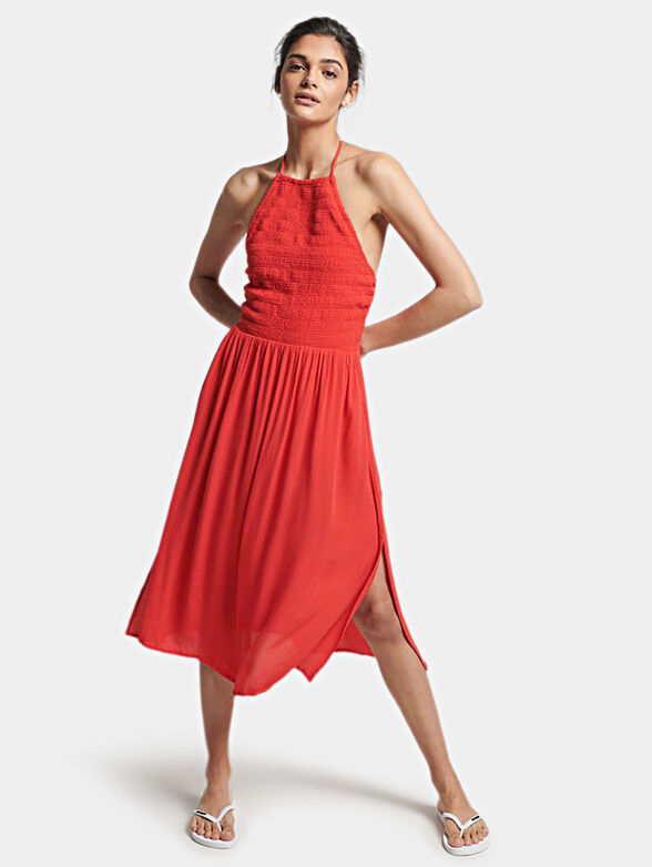 Midi dress with slits - 3