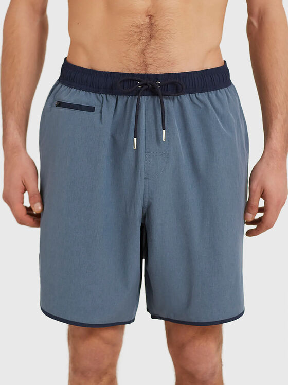 PASSEPARTOUT light blue beach shorts  - 1