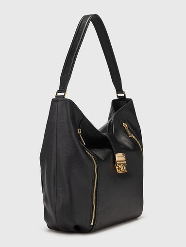 Black bag with accent zippers - 3