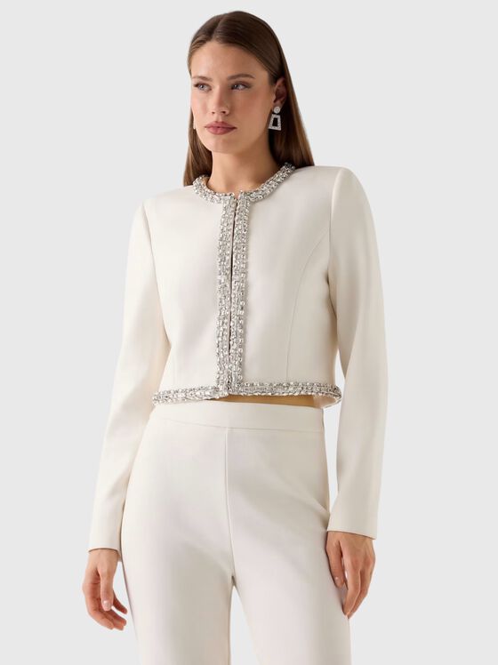 Сако FRIDA с апликирани кристали - 1