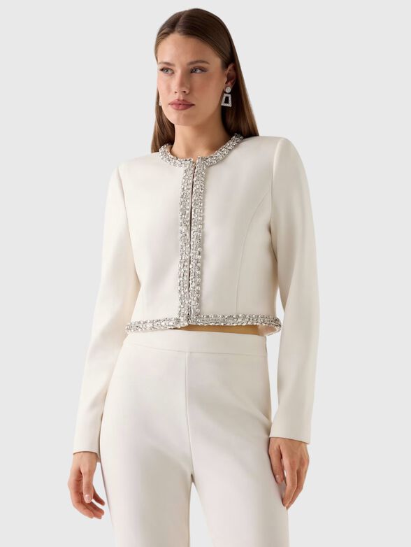 FRIDA short blazer in black - 1