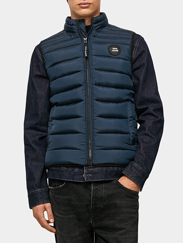 JACK padded vest with quilted effect - 1