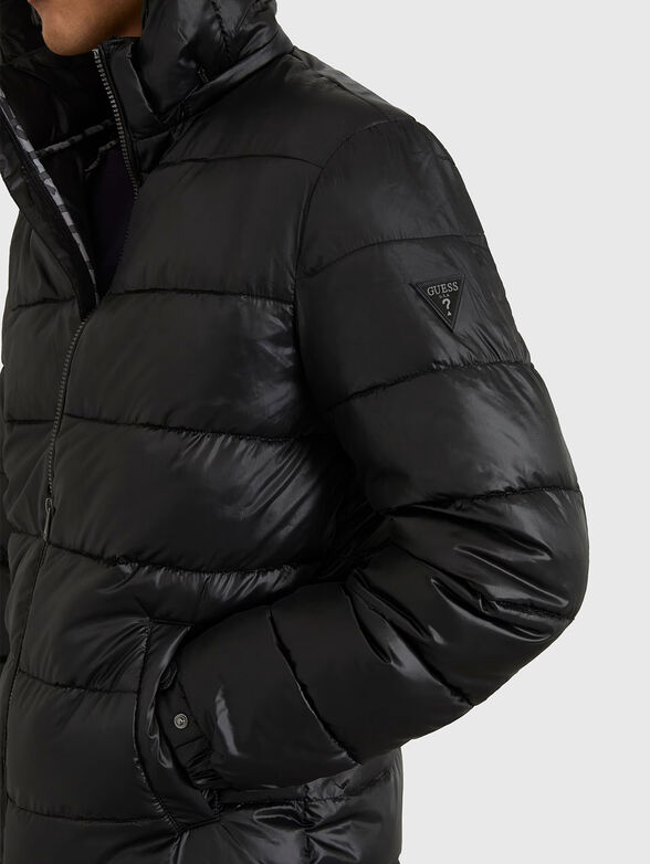 Puffer jacket with hood  - 4