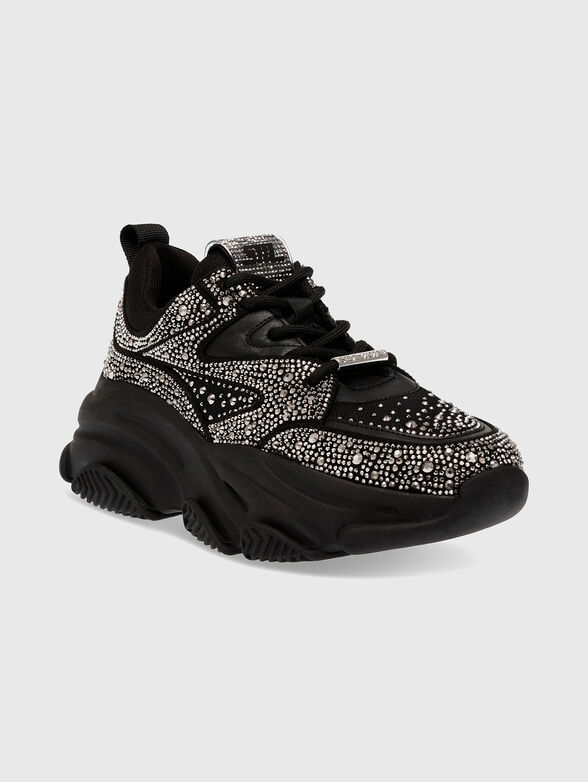 PRIVY sneakers in beige with rhinestones - 2