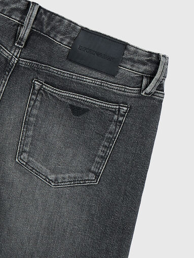 Grey straight jeans - 3