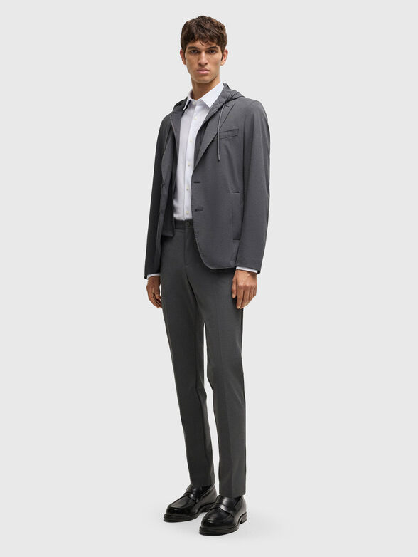 Blazer with removable hood - 2