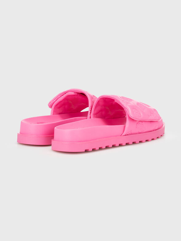 FABIO black slippers with 4G logo details - 3