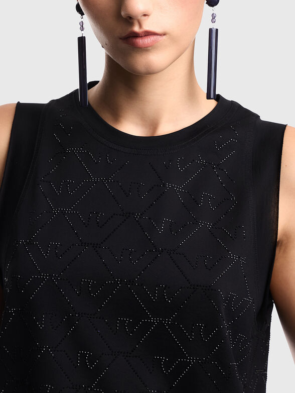 Cotton top with appliqu&eacute;s - 4