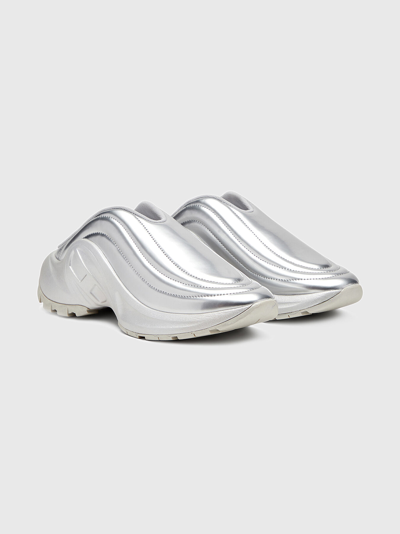 S-D-RUNNER MULE X metallic mules brand DIESEL — Globalbrandsstore