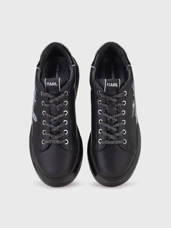 KAPRI KUSHION leather shoes with accent sole - 6