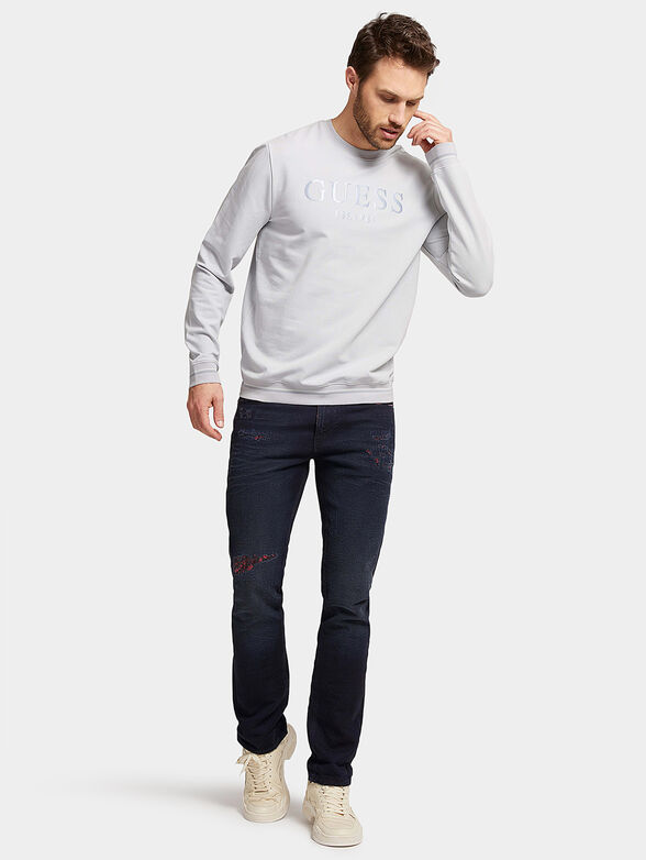 Sweatshirt with logo print - 2