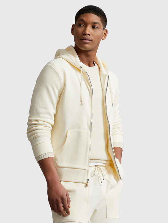 Cotton blend sweatshirt - 1